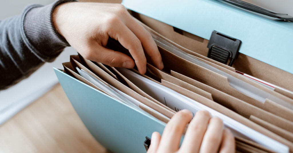 Storing Important Documents